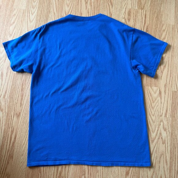 Star Wars Tee Size Mens Large The Force Awakens Millennium Falcon Blue T Shirt - Picture 6 of 6